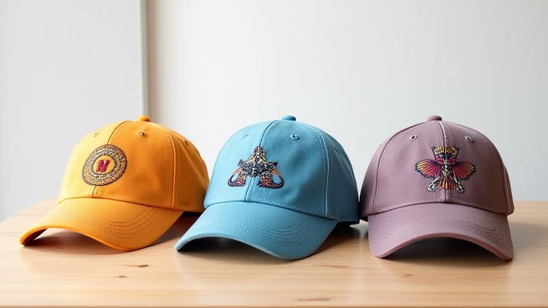 カスタムグラフィックキャップの展示